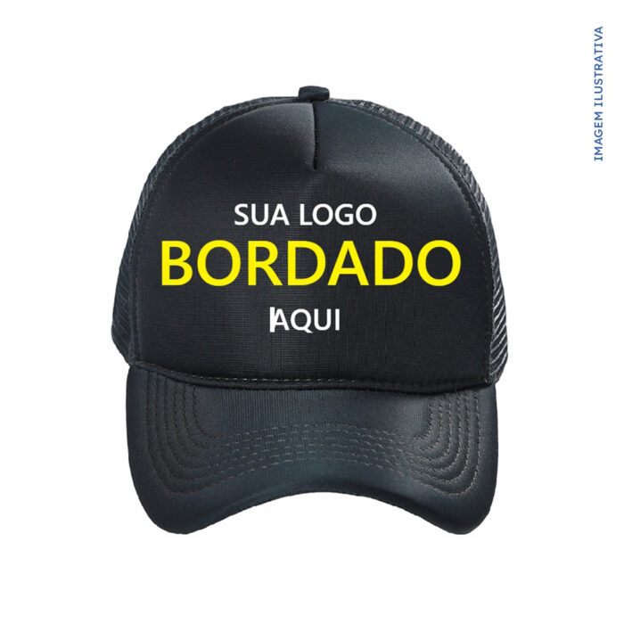BONE COM BORDADO