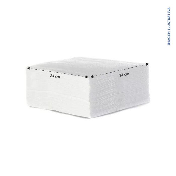 GUARDANAPO DE PAPEL BRANCO - Imagem 2